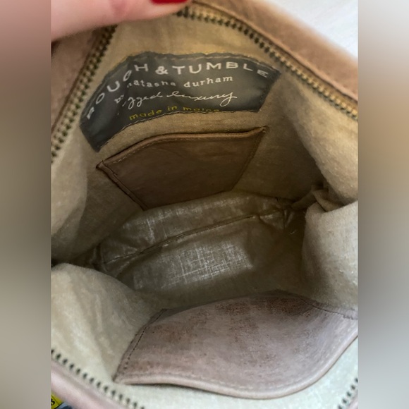 Rough And Tumble Brown Crossbody purse in amazing like new condition 11”x12” - Picture 7 of 11